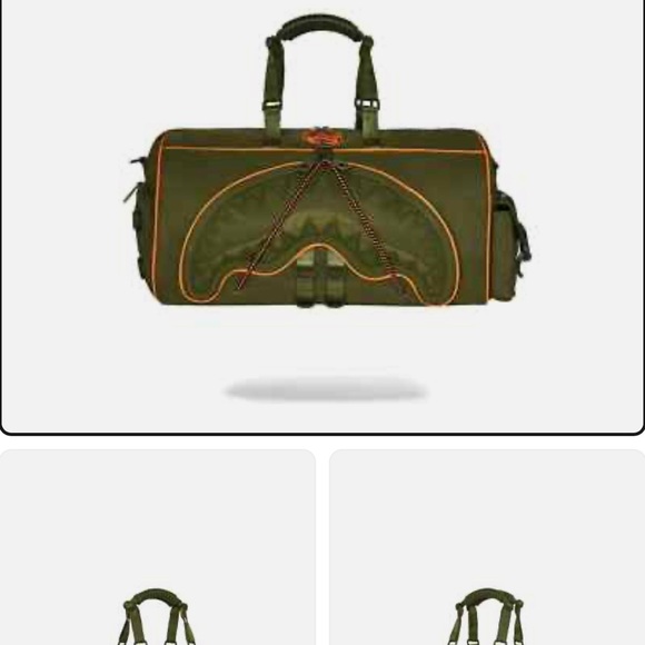 Authentic SPRAYGROUND SPECIAL OPS SHARK SQUAD LARGE DUFFLE BAG - LIMITED EDITION - Picture 1 of 5